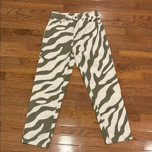Zebra Print Pants